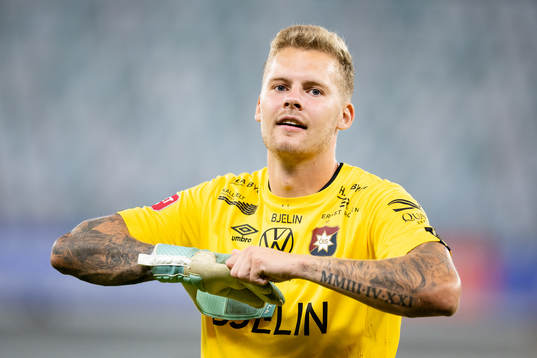 Örgrytes målvakt Robin Wallinder