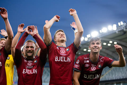 Örgrytes Nicklas Bärkroth, Viktor Lundberg  och Daniel