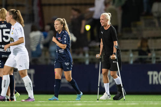 Rosengårds Caroline Seger jublar