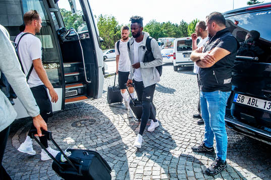 Emmanuel Lomotey and Lasse Nielsen of Malmö FF