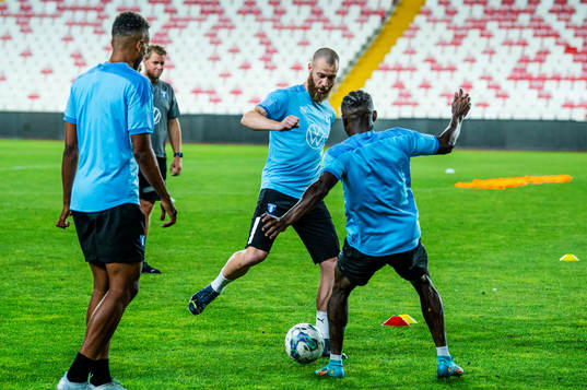 Jo Inge Berget and Mohamed Buya Turay