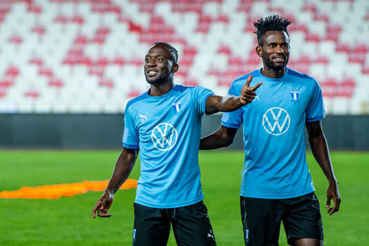 Mohamed Buya Turay and Emmanuel Lomotey