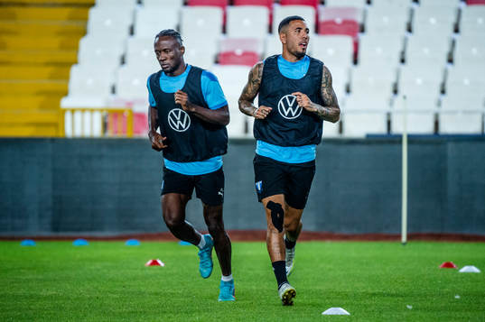 Mohamed Buya Turay and Sergio Pena