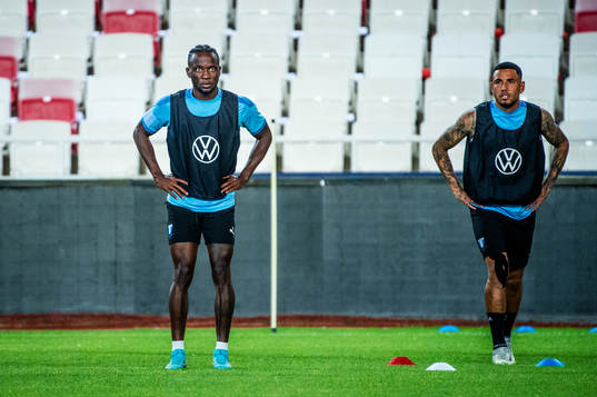Mohamed Buya Turay and Sergio Pena