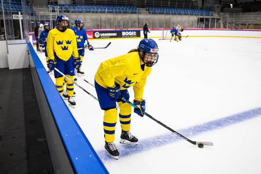 Hanna Thuvik of the Swedish women's national ice hockey team