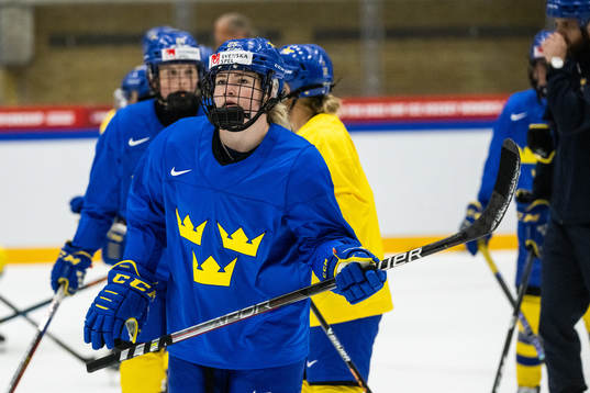 Lina Ljungblom of the Swedish women's national ice hockey