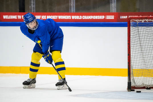 Jessica Adolfsson of the Swedish women's national ice