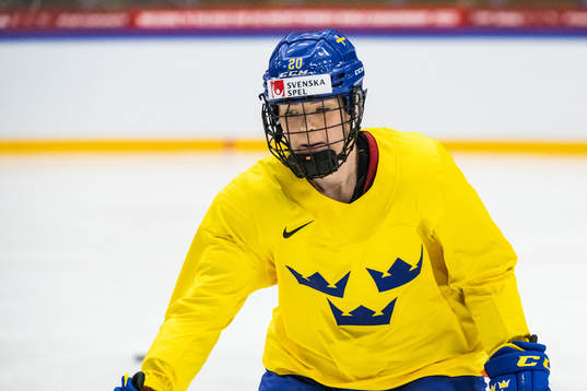 Paula Bergström of the Swedish women's national ice hockey
