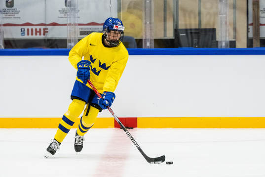 Hanna Olsson of the Swedish women's national ice hockey team