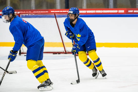 Linnea Johansson of the Swedish women's national ice hockey