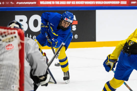 Linnea Johansson of the Swedish women's national ice hockey