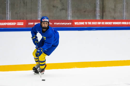 Linnea Johansson of the Swedish women's national ice hockey
