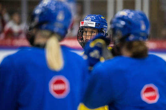 Mina Waxin of the Swedish women's national ice hockey team