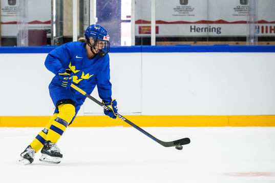 Celine Tedenby of the Swedish women's national ice hockey
