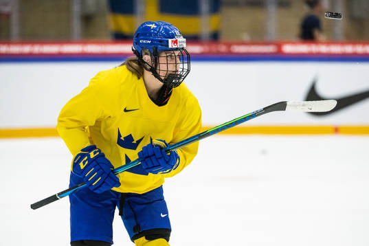 Hanna Thuvik of the Swedish women's national ice hockey team
