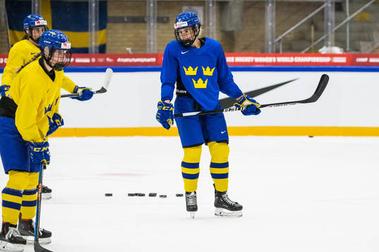 Jenny Antonsson of the Swedish women's national ice hockey