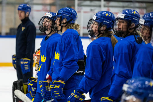 Linnéa Andersson of the Swedish women's national ice