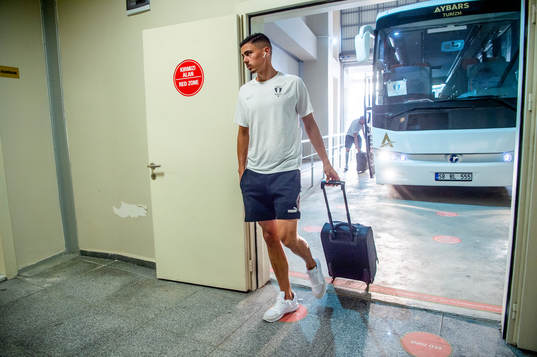 Dennis Hadzikadunic of Malmö FF arriving
