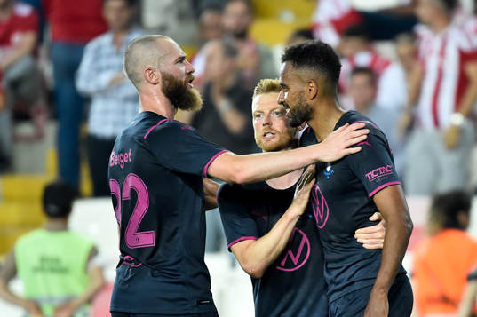 Jo Inge Berget, Anders Christiansen and Isaac Kiese Thelin