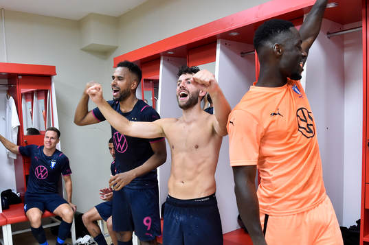 Isaac Kiese Thelin, Erdal Rakip and goalkeeper Ismael