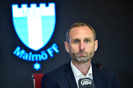 Head coach and sport director Andreas Georgson of Malmö FF