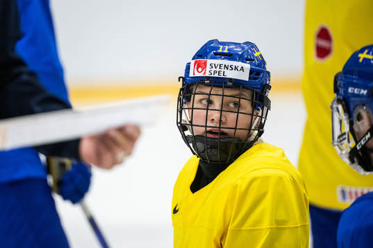 Josefin Bouveng of Sweden at a practice session
