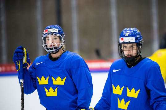 Jessica Adolfsson of Sweden at a practice session