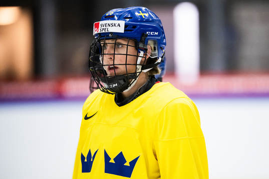 Hanna Olsson of Sweden at a practice session