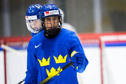 Anna Kjellbin of Sweden at a practice session