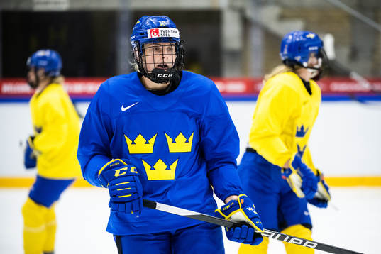 Jenny Antonsson of Sweden at a practice session