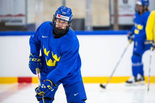 Thea Johansson of Sweden at a practice session