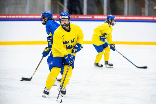 Maja Nylén-Persson of Sweden at a practice session