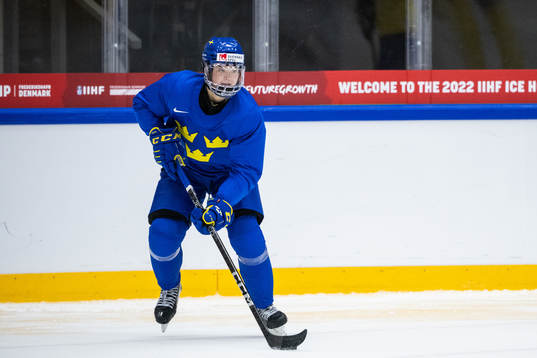 Jessica Adolfsson of Sweden at a practice session