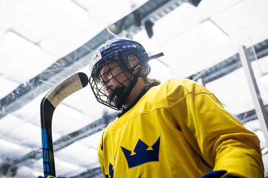 Maja Nylén-Persson of Sweden at a practice session