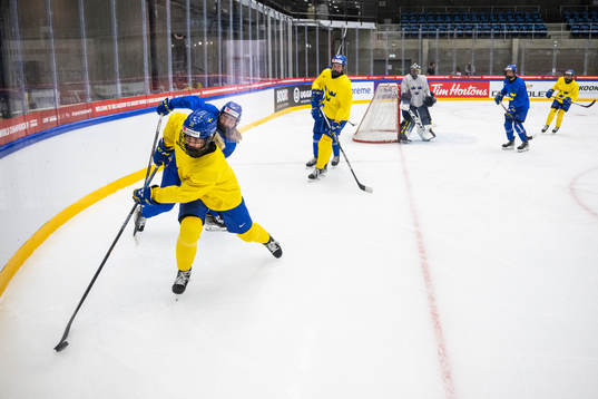 Mina Waxin and Felizia Wikner-Zienkiewicz of Sweden at a