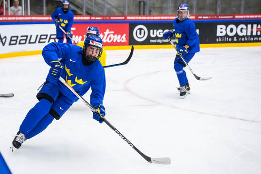Felizia Wikner-Zienkiewicz of Sweden at a practice session
