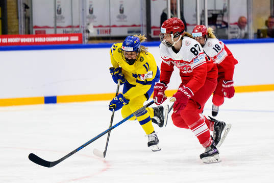 Josefin Bouveng of Sweden and Simone Jacquet of Denmark