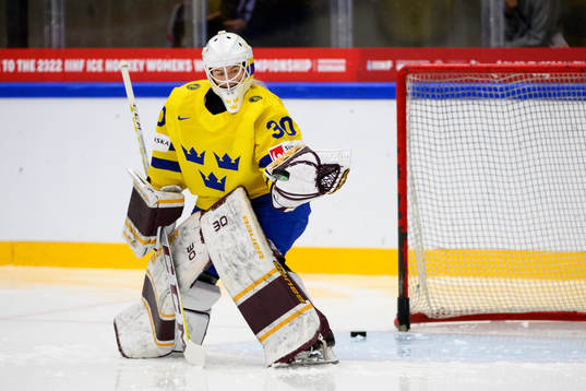 Goaltender Emma Söderberg of Sweden