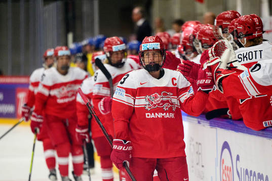 Josefine Jakobsen of Denmark celebrates