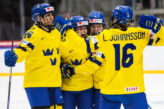 Hanna Olsson, Maja Nylén-Persson and Mira Jungåker of