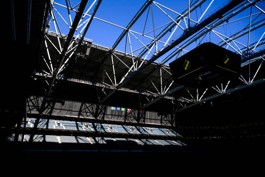 Interior view of Friends Arena