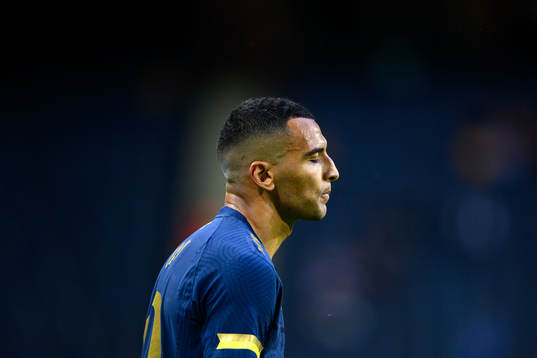Nabil Bahoui of AIK looks dejected