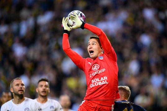 Goalkeeper Filip Nguyen of Slovacko