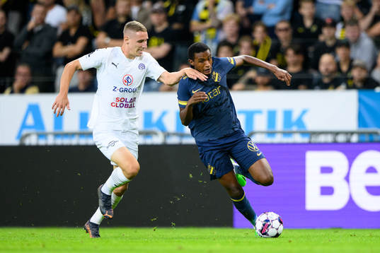 Michal Kohút of Slovacko and Amar Abdirahman Ahmed Fatah