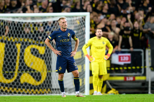Sebastian Larsson of AIK looks dejected
