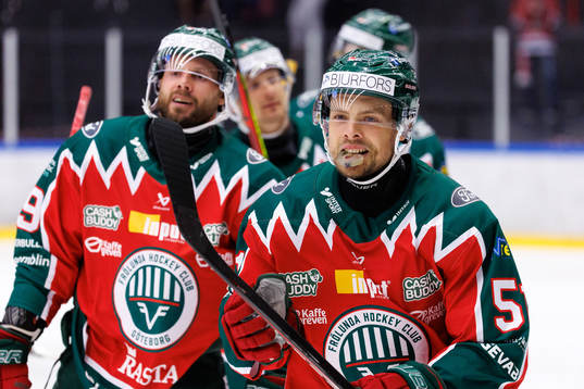 Frölundas Mats Rosseli Olsen jublar
