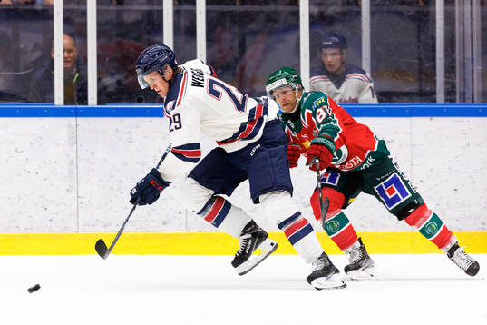 Linköpings Georg Weigelt och Frölundas Ryan Lasch