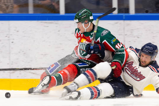 Frölundas Lucas Nordsäter och Linköpings Stefan Matteau