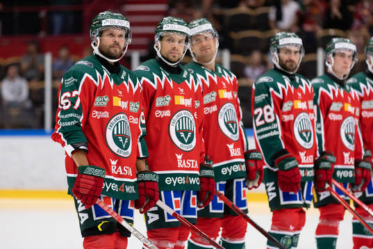 Frölundas Jacob Nilsson, Mats Rosseli Olsen och Nicklas