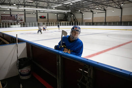 Ebba Berglund of Sweden at a practice session